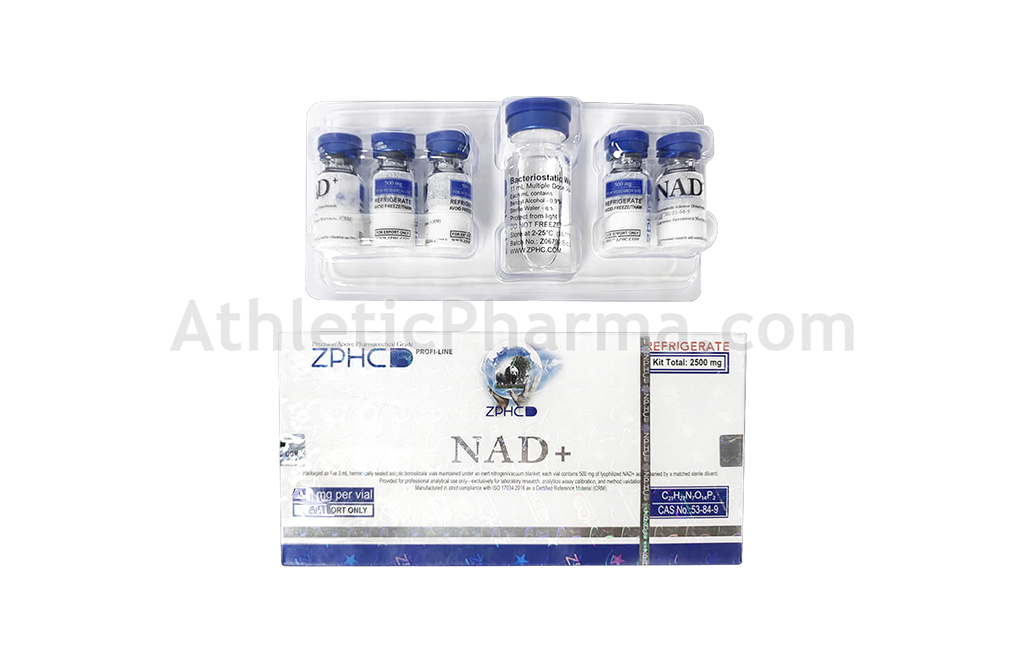 NADplus 2500mg (ZPHC) упаковка 5 флаконов (500mg x 5)