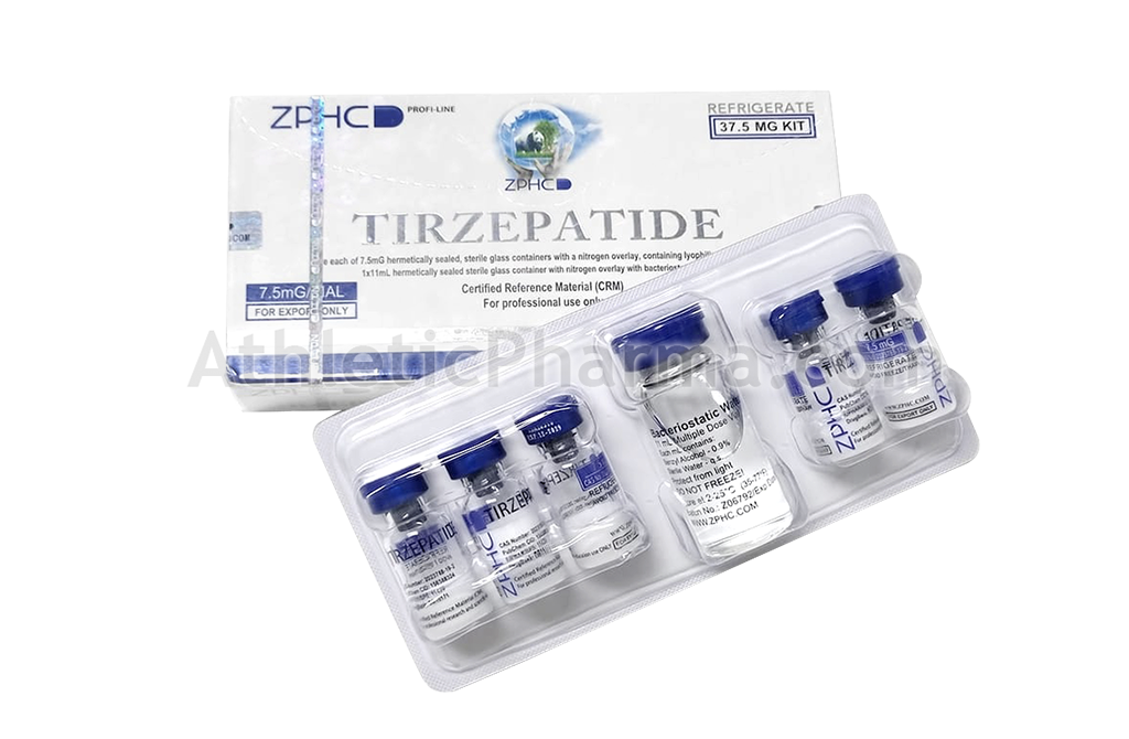 Tirzepatide 37.5mg (ZPHC) упаковка 5 флаконов (7.5mg x 5)
